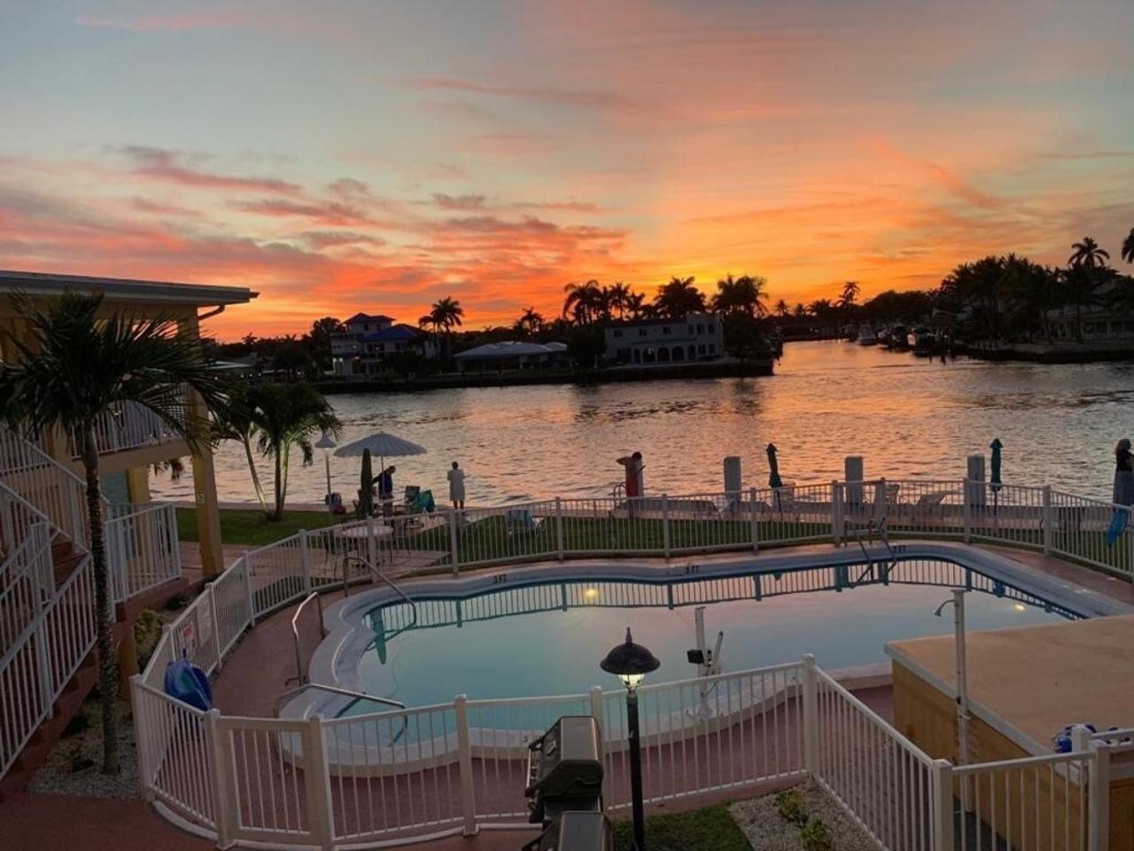 폼파노 비치 Studio Intracoastal Views! 5 Min Walk To The Beach 빌라 외부 사진