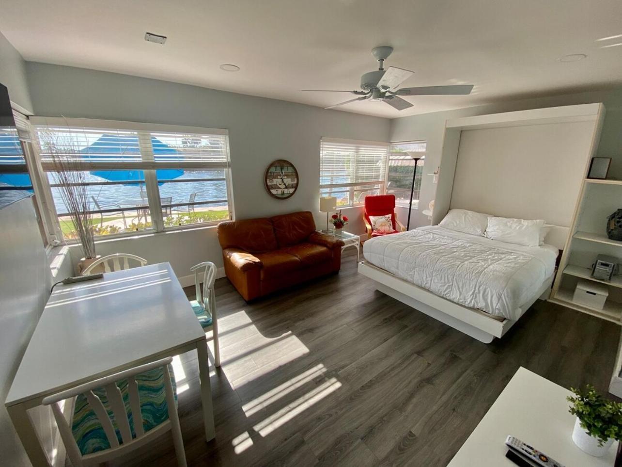 폼파노 비치 Studio Intracoastal Views! 5 Min Walk To The Beach 빌라 외부 사진