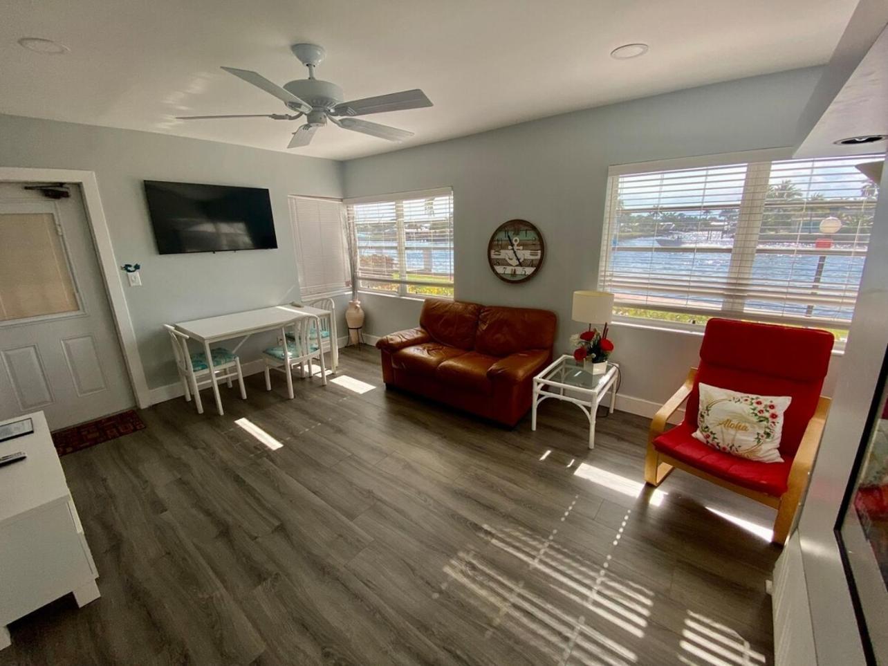 폼파노 비치 Studio Intracoastal Views! 5 Min Walk To The Beach 빌라 외부 사진